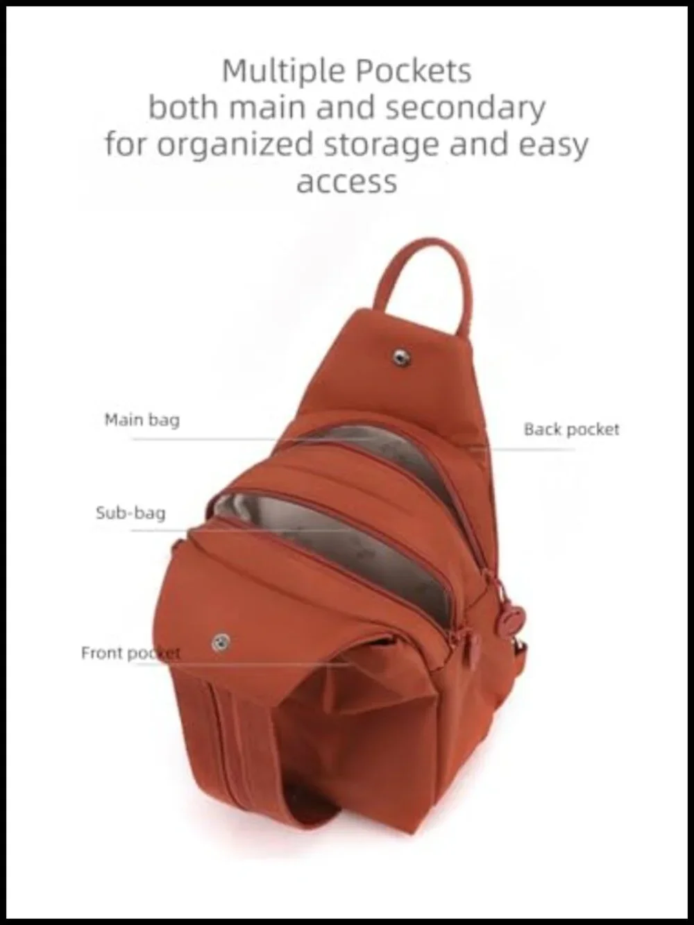 Convertible Anti-Theft Tote Backpack Crossbody, Water-Resistant Oxford, RFID,
